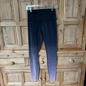Lululemon 6 Wunder Under Hi-Rise Tight (Ombre Speckle) 28" Ombre Speckle Black Y